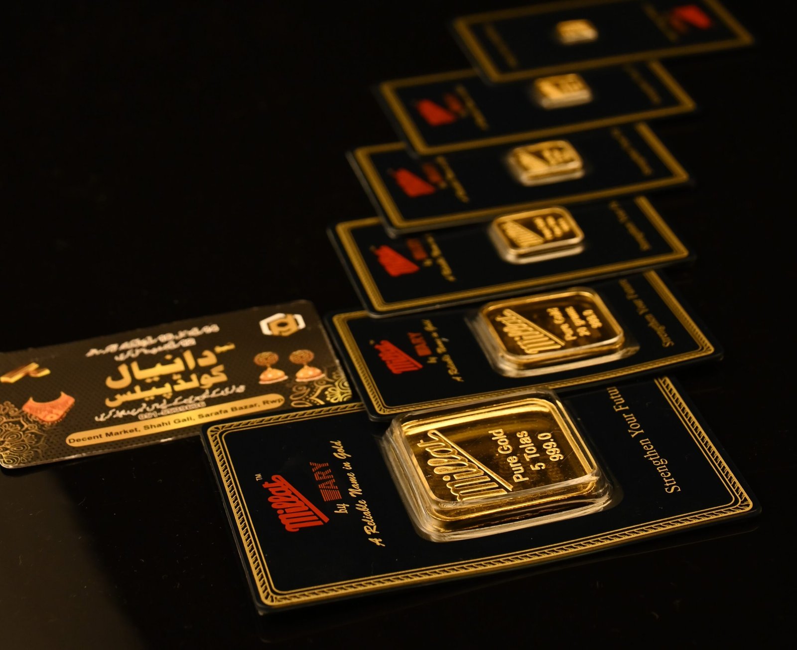 Millat Gold Bars Coins